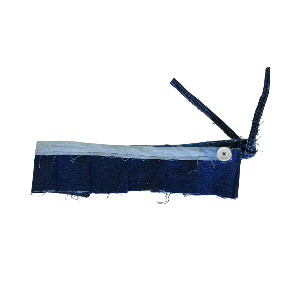 Denim belt