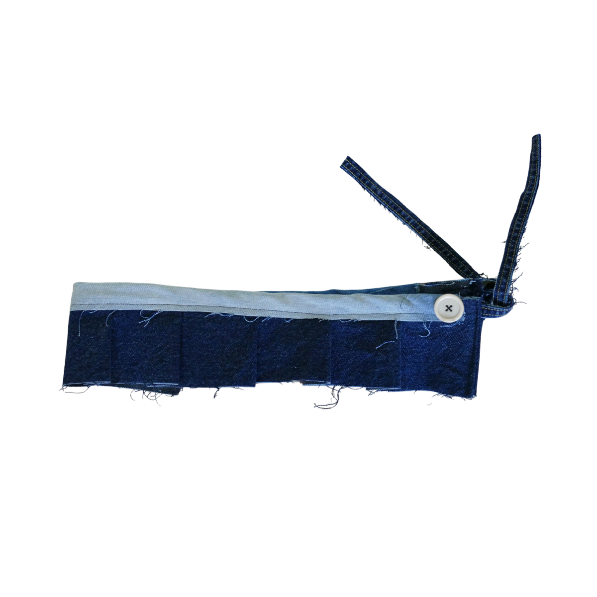 Denim belt